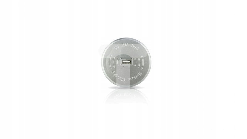 Bezdrátová nabíječka s Usb konektorem stříbrná OR-AE-1367/G Orno