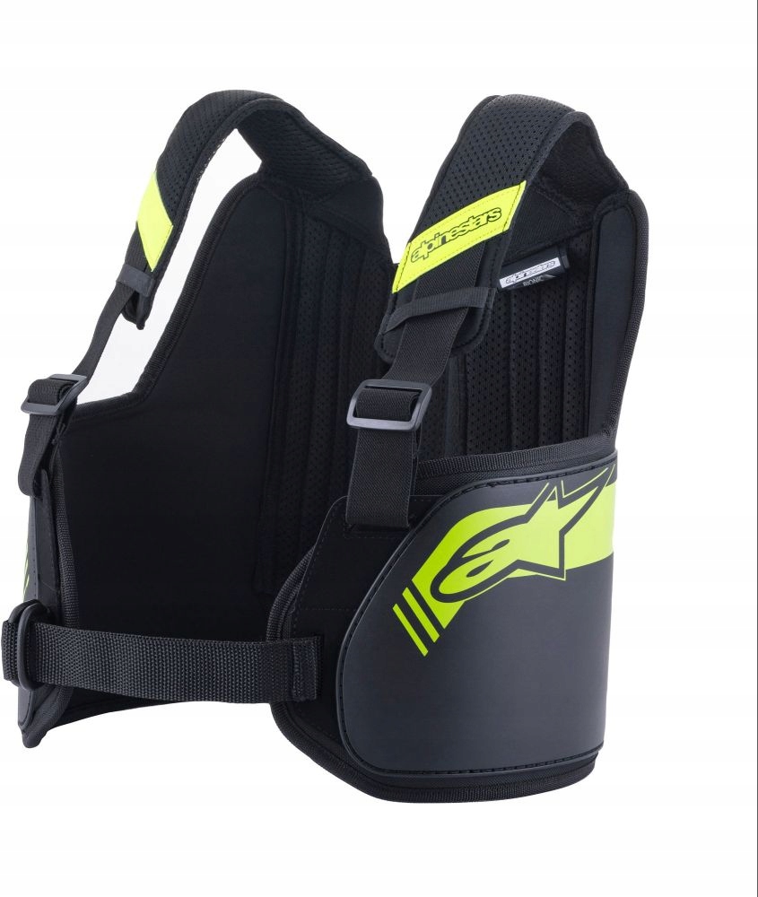 Ochranná vesta Alpinestars detská čierno-žltá fluo