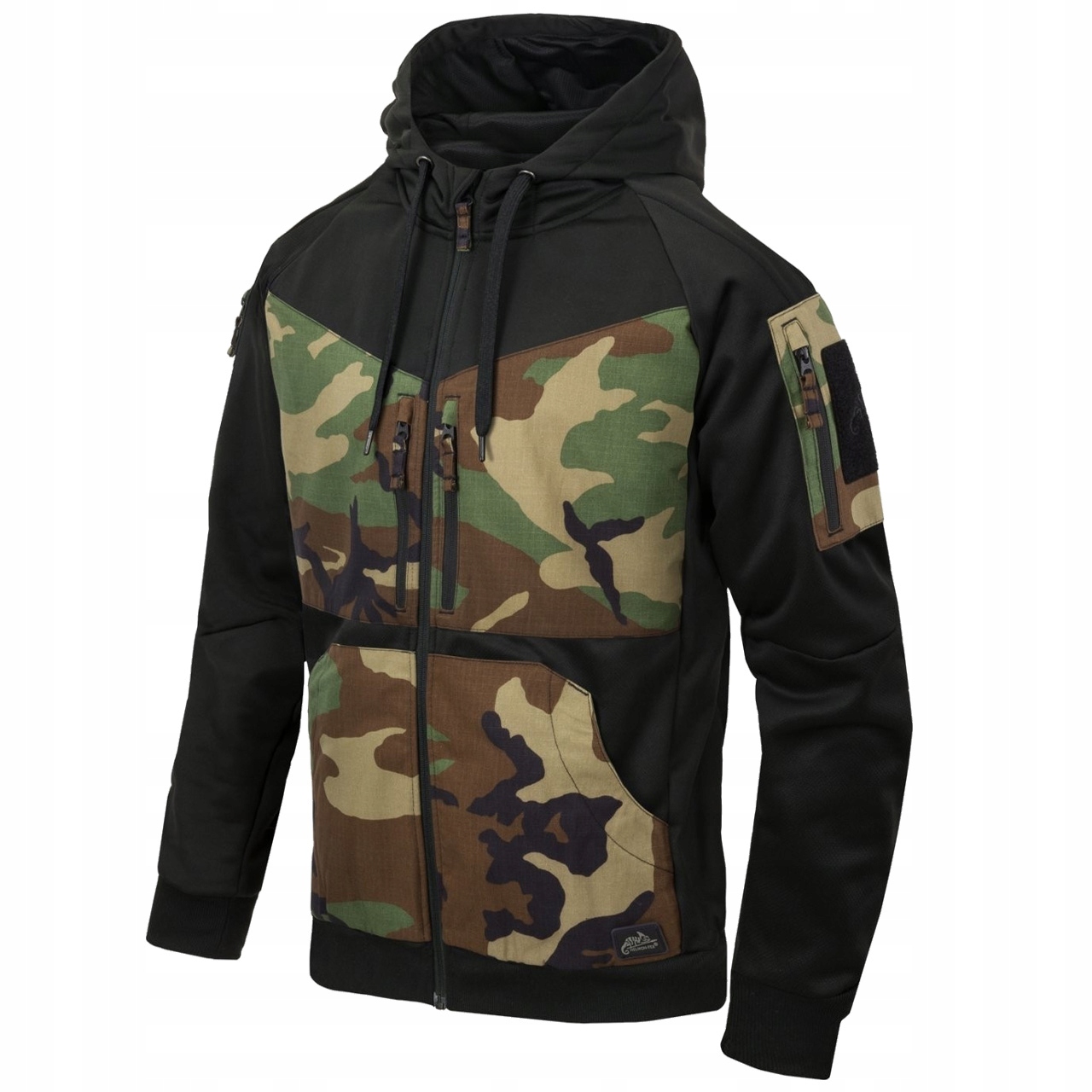 

Helikon Bluza Rogue Hoodie FullZip Black/US Woodl.