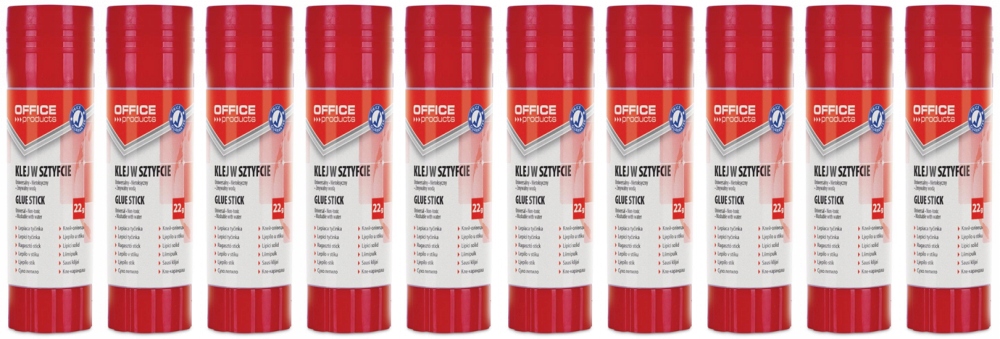 

Klej biurowy Office Products w sztyfcie 22g x 10