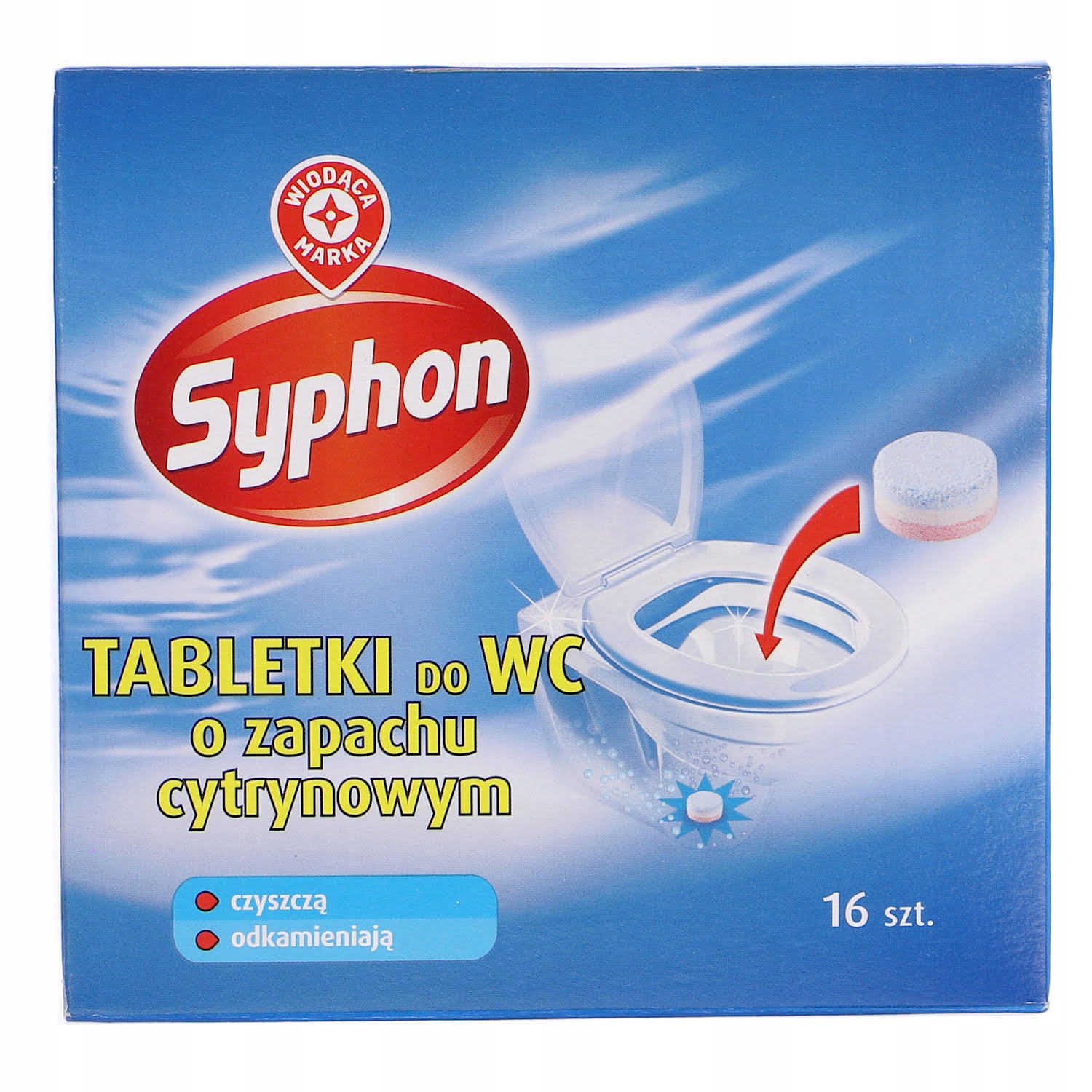 

Tabletki do Wc o zapachu cytrynowym 16szt Syphon