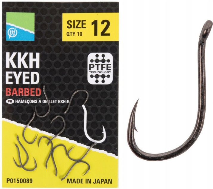 

Haczyki Preston Kkh Barbed Hooks Size 10 10szt