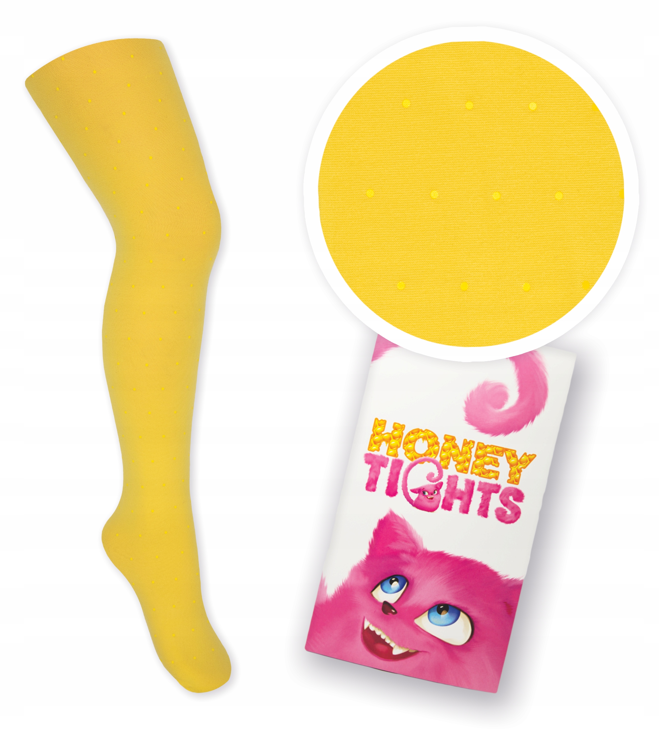 Włoskie Rajstopy Dziewczęce Nadruki 40 DEN 140-146