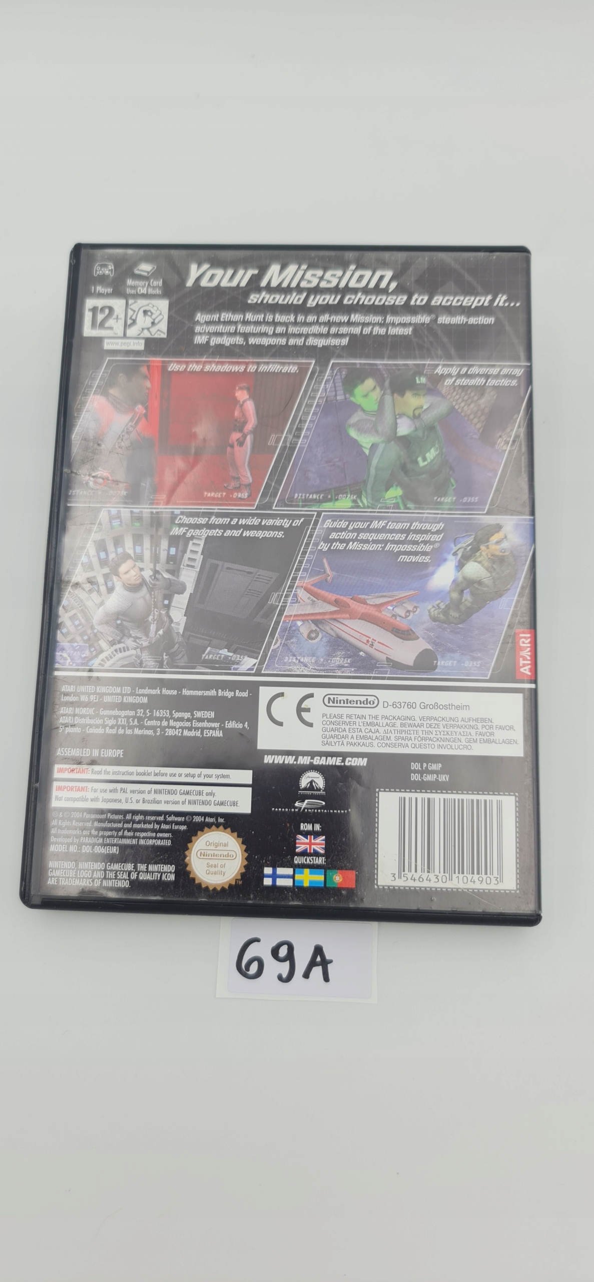 GAMECUBE MISSION IMPOSSIBLE OPERATION SURMA Tematyka gry akcji