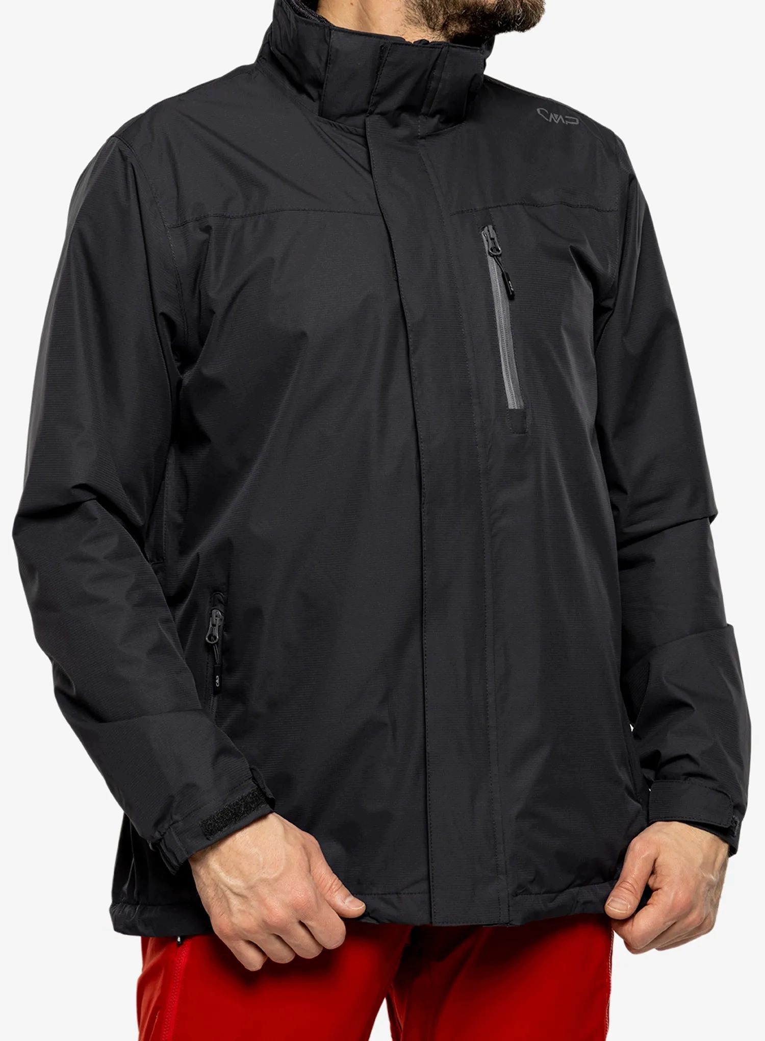Kurtka przeciwdeszczowa Cmp Udyr Jacket Zip Hood antracite 50 (L)
