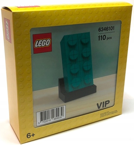 Nový Lego 5006291 Tyrkysová Kostka 2X4 Vip 6346101 Misb 2020
