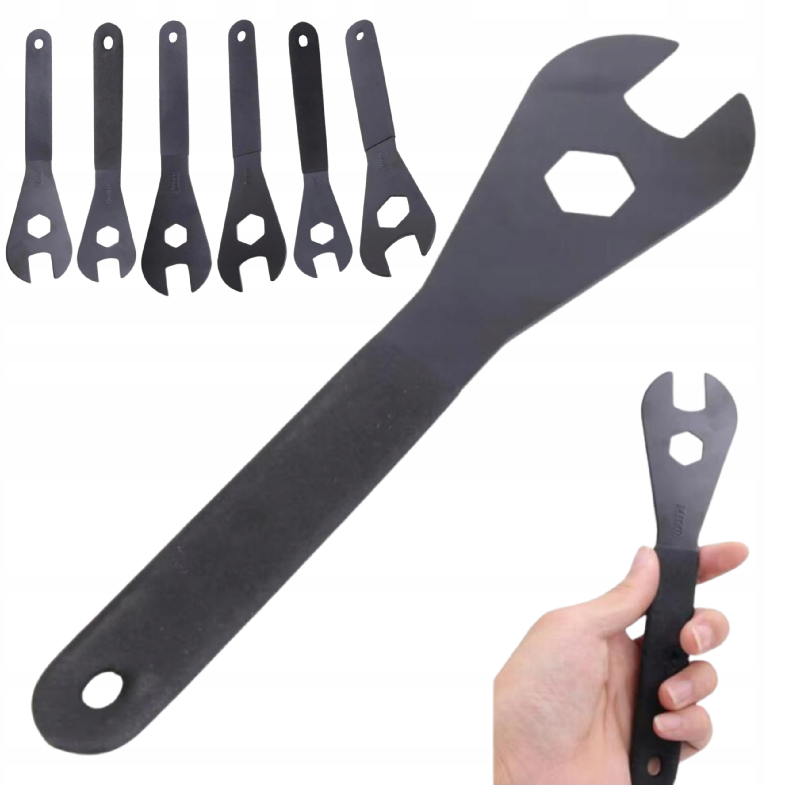 Klucze Rowerowe Do Konusów I Piast 8 Sztuk 13/14/15/16/17/18/19/20 mm