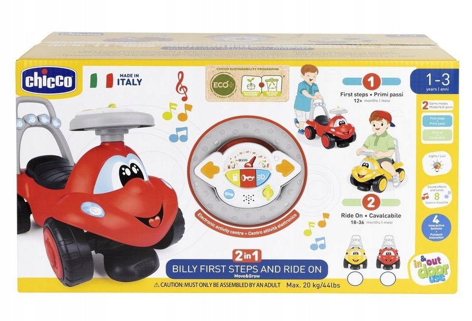 Pchacz I Jeździdło Billy 2W1