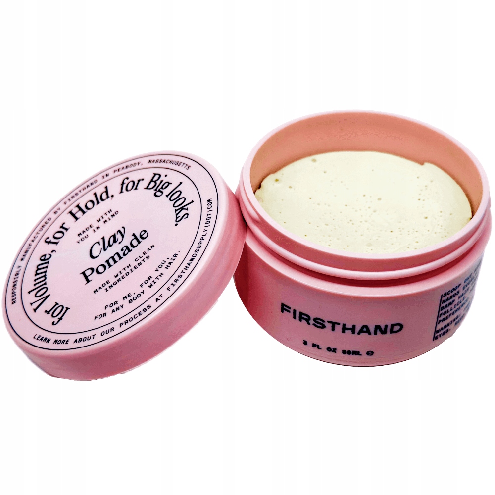 FIRSTHAND Clay Pomade glinka do włosów 88ml MOCNA Opakowanie słoiczek