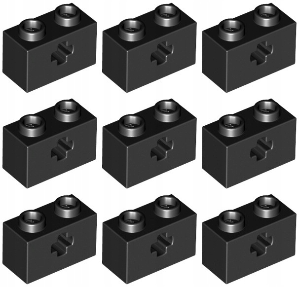 

Lego Technic 32064 Belka 1x2 czarna (8g) 9 szt.