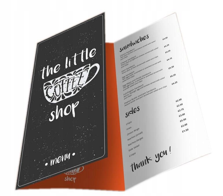 ULOTKI SKŁADANE A4 do DL Kreda Błysk 130g 500 szt Rodzaj ulotki dwustronne jednostronne