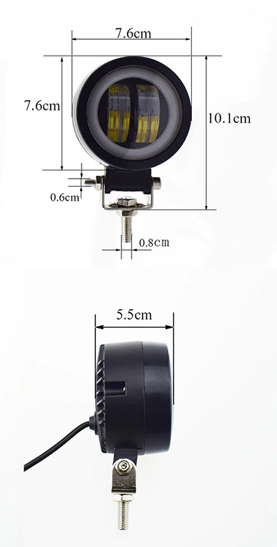 ФАРА РОБОЧА ГАЛОГЕНКА ПРОТИВОТУМАННАЯ СВЕТОДИОД LED RING 12-24V X2 фото 15