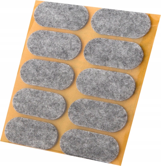 

Podkładki Filcowe Pod Meble Stoły Szare 20X44MM