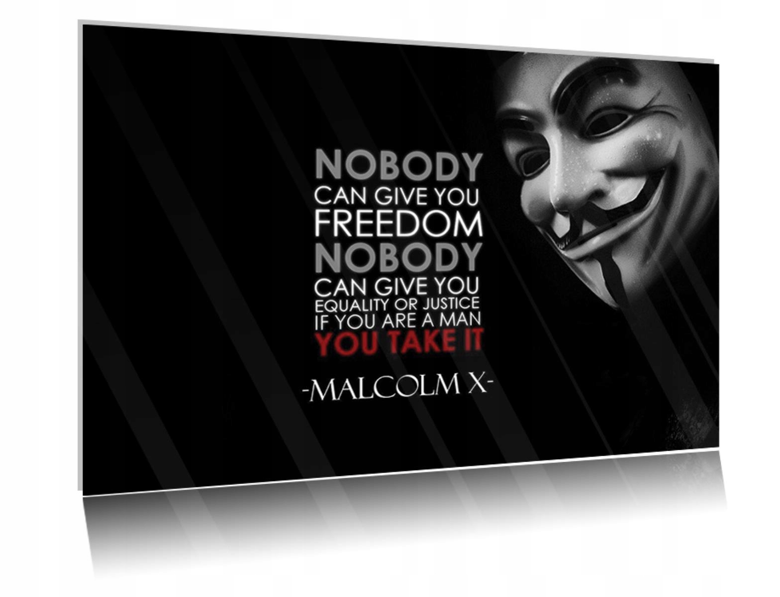 

Obraz szklany na szkle Anonymous 01 80x60