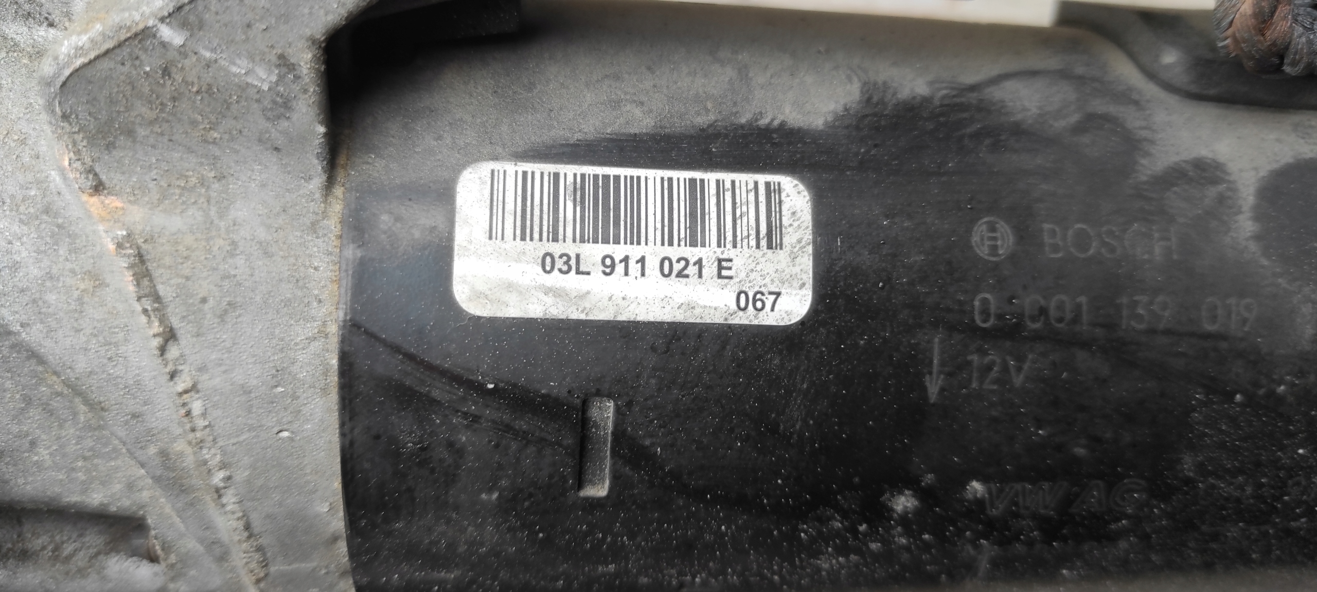 AUDI A6 C7 2.0 TDI startér MOTORU 03L911021E