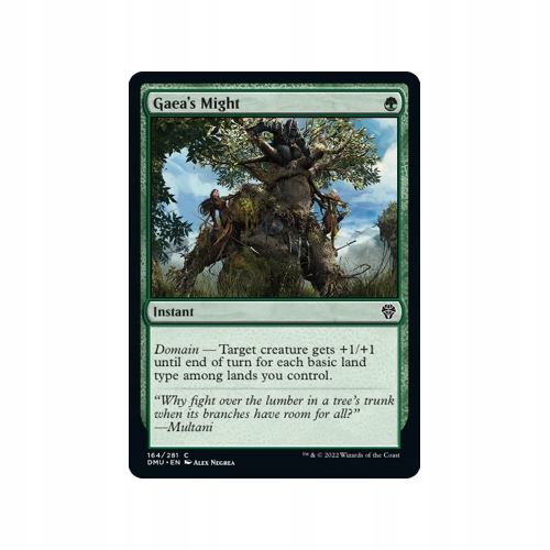 Mtg 4x Gaea's Might Foil