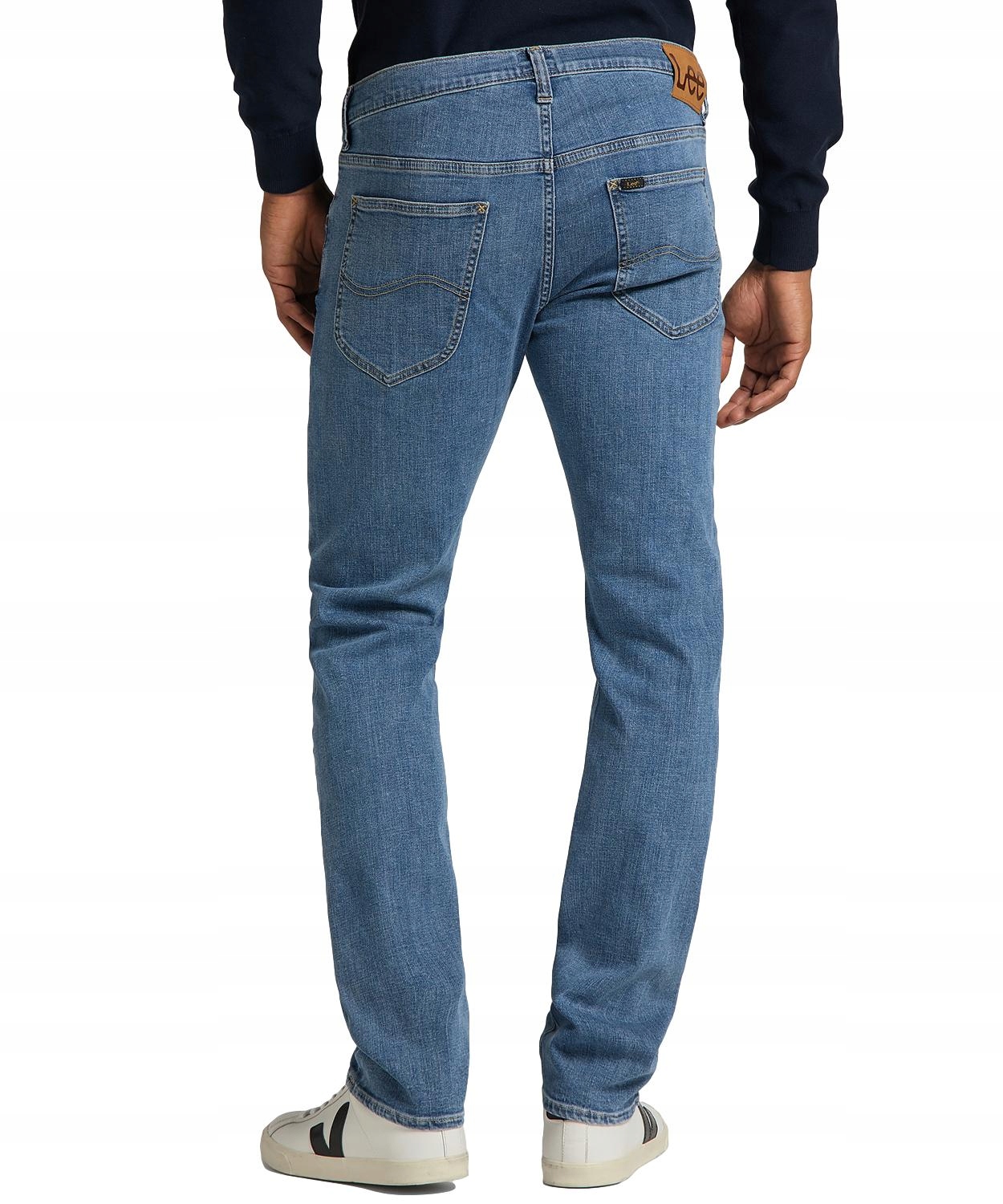 Jeansy Lee Daren Zip Fly L707NL66 Stone 33/34 Marka Lee