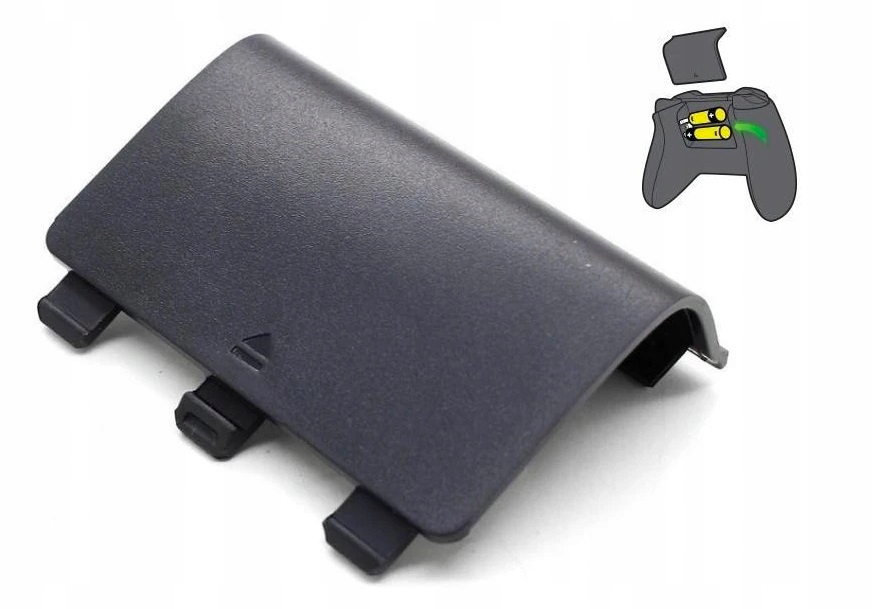 

Czarna klapka baterii do pada Xbox One