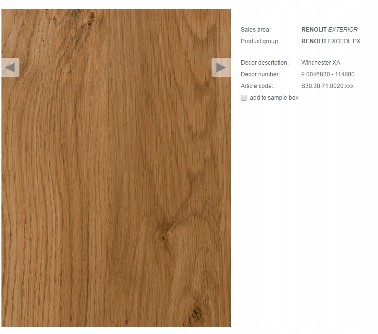 FOLIA OKLEINA DREWNOPODOBNA WINCHESTER Kod producenta Winchester