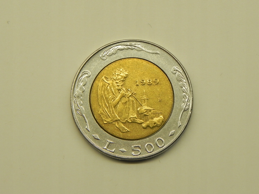 4531/ 500 LIRE 1989 SAN MARINO