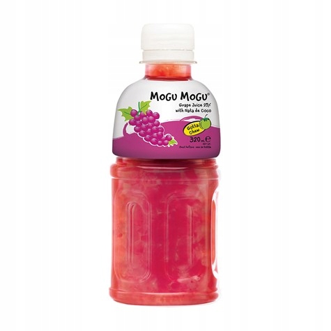 

Mogu Mogu Winogrono 320ml z galaretką Nata De Coco