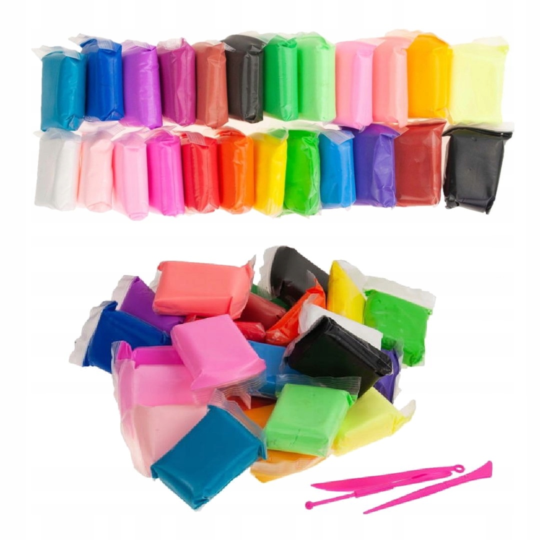 PIANKOLINA PLASTELINA PIANKOWA MAGICZNA MAGA ZESTAW XXL 96SZT Marka inna