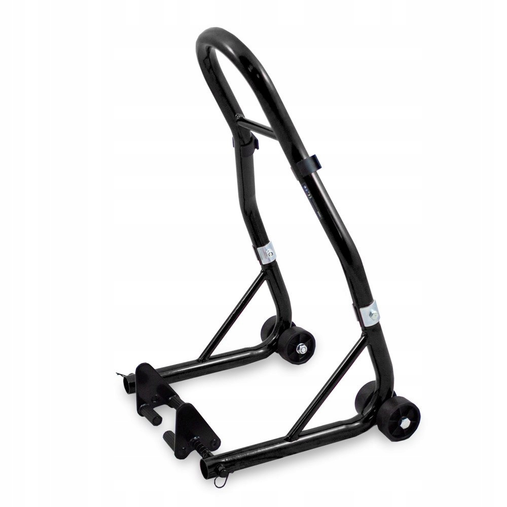 Stylowy stojak motocyklowy czarny przedni TRANSPOTROWY Producent Bituxx