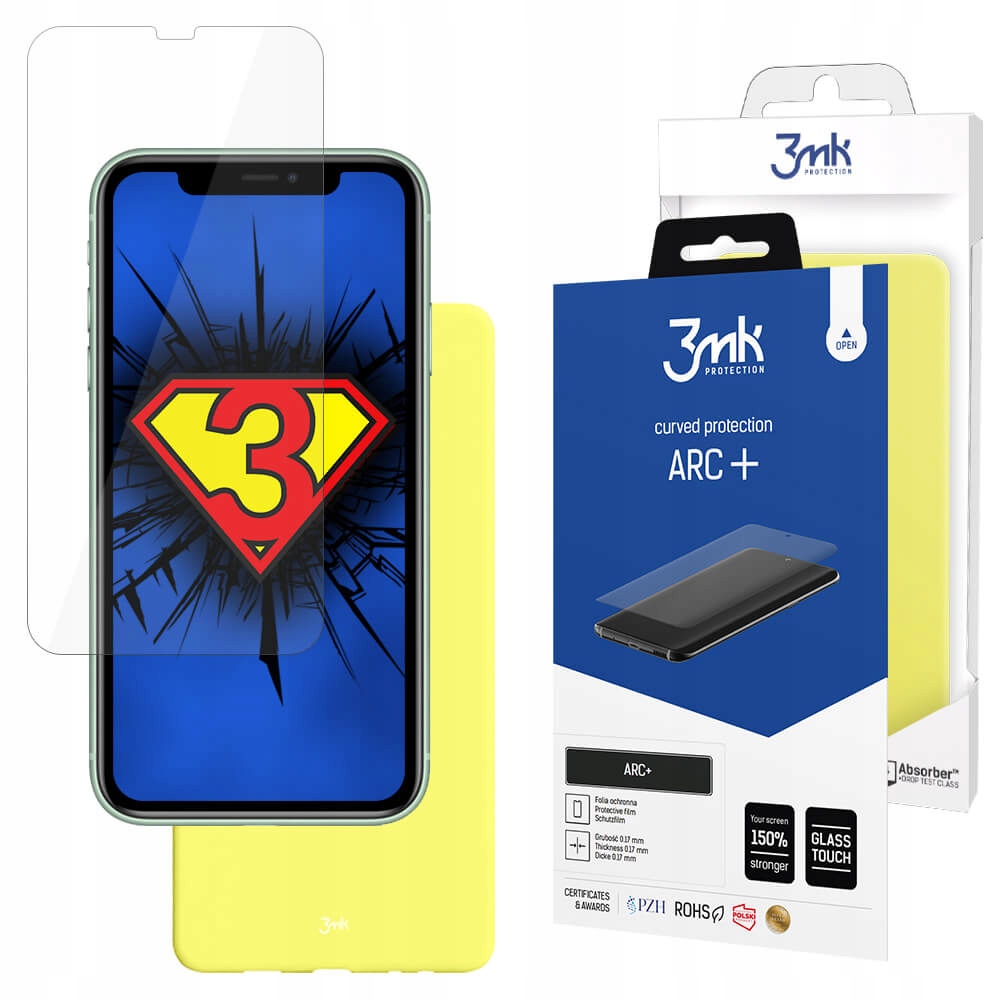 

Folia ochronna 3mk + Etui Lime Case do iPhone 11