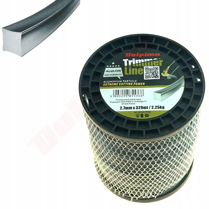 Struna Alulon Square 2,7 MM/329 M Stihl Husqvarna