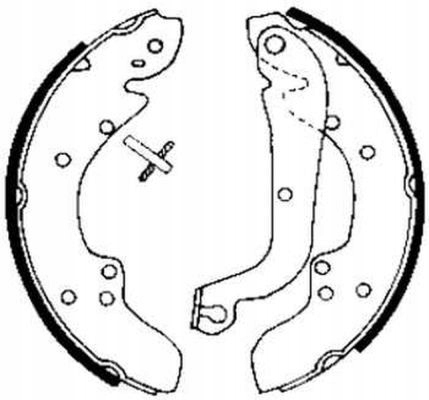 SZCZĘKI HAMULCOWE TYŁ C0P020ABE ABE CITROEN Stan opakowania oryginalne