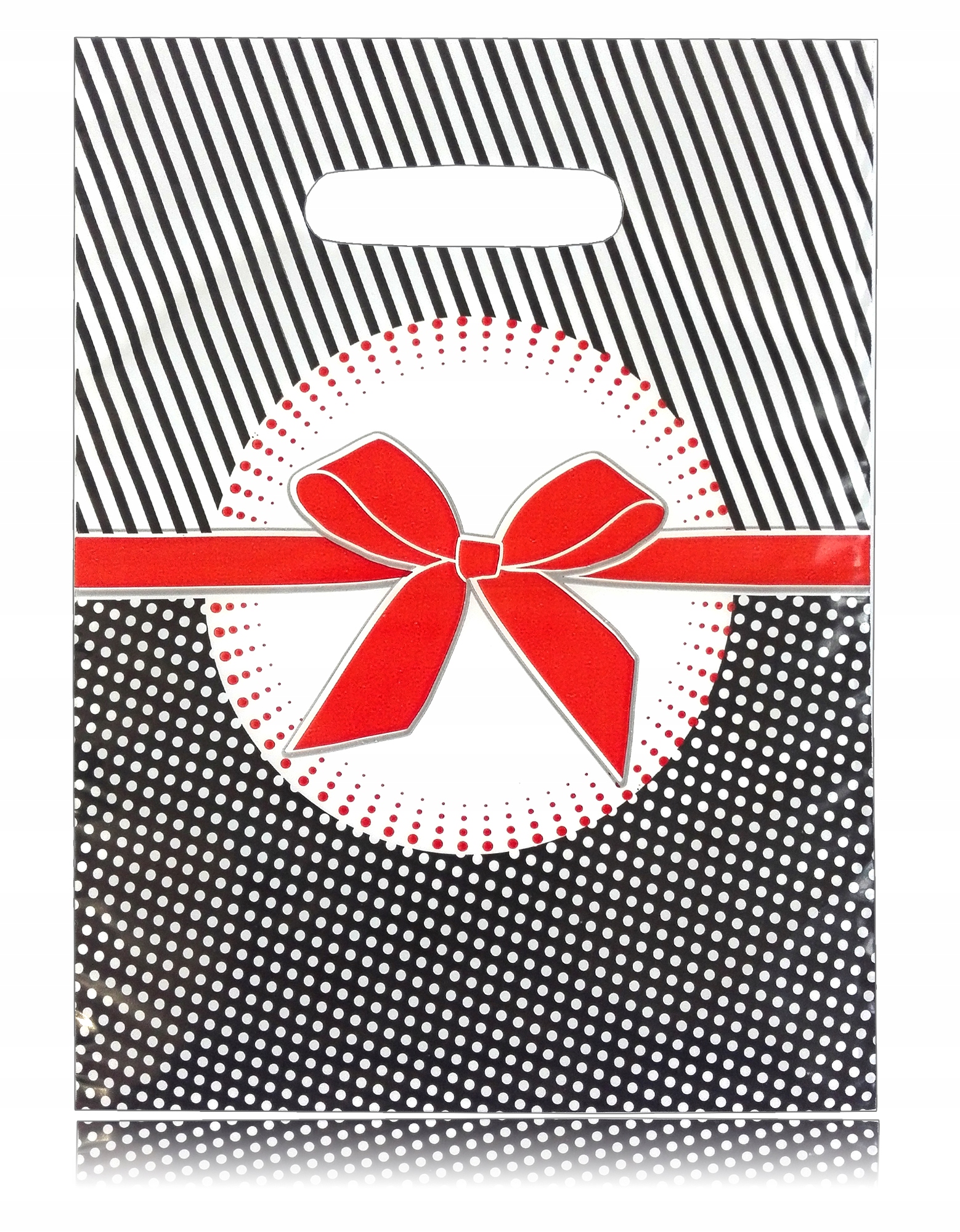 

Reklamówki Foliowe Torba Kokarda 40x45cm 10szt
