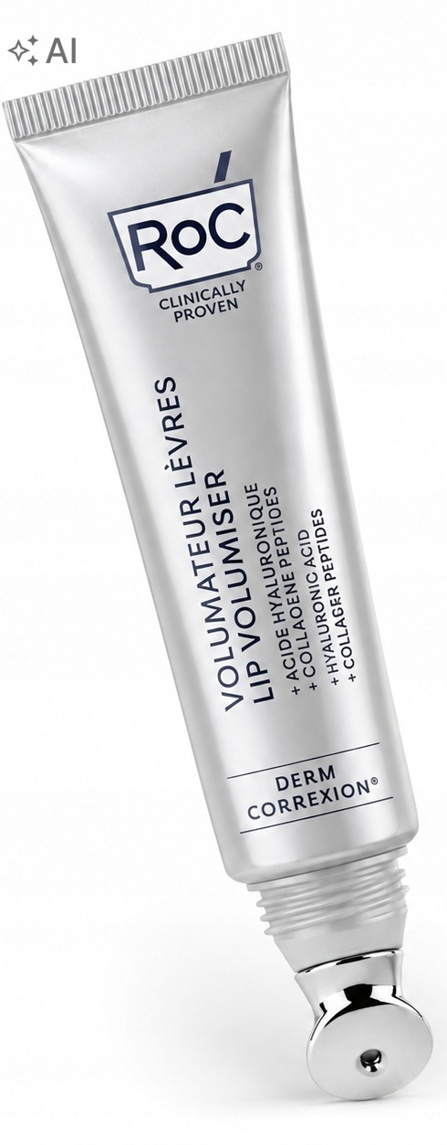 Roc Derm Lip Volumizer Sérum Na Zvětšení Rtů Kyselina Hyaluronová 10 ML