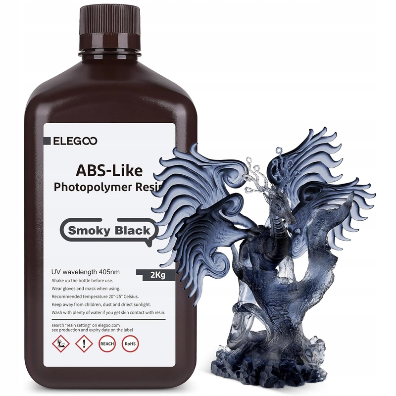 Elegoo ABS-like Resin 2KG, Smoky Black