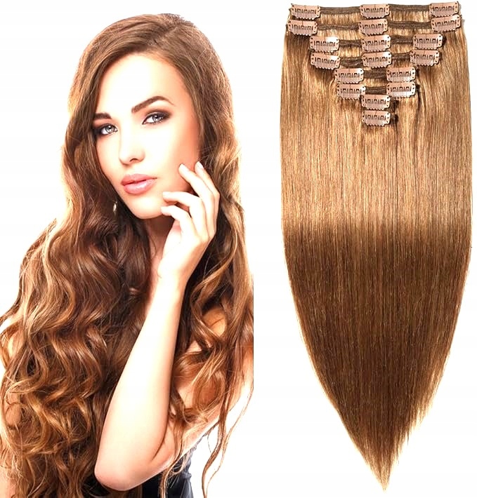 Shein Připínací Vlasy Tresky 8 Kusů