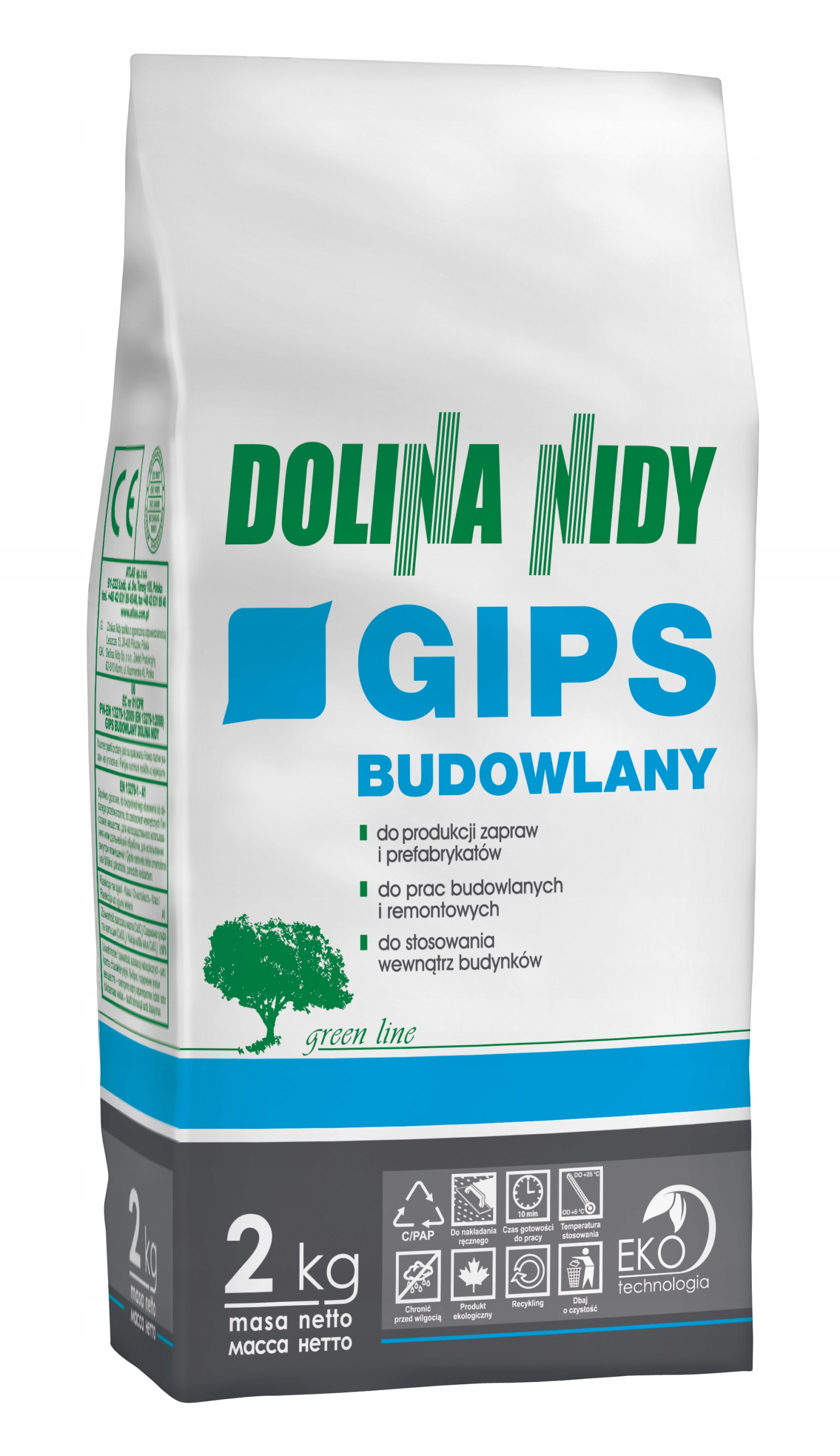 

Gips Budowlany Dolina Nidy 2 Kg