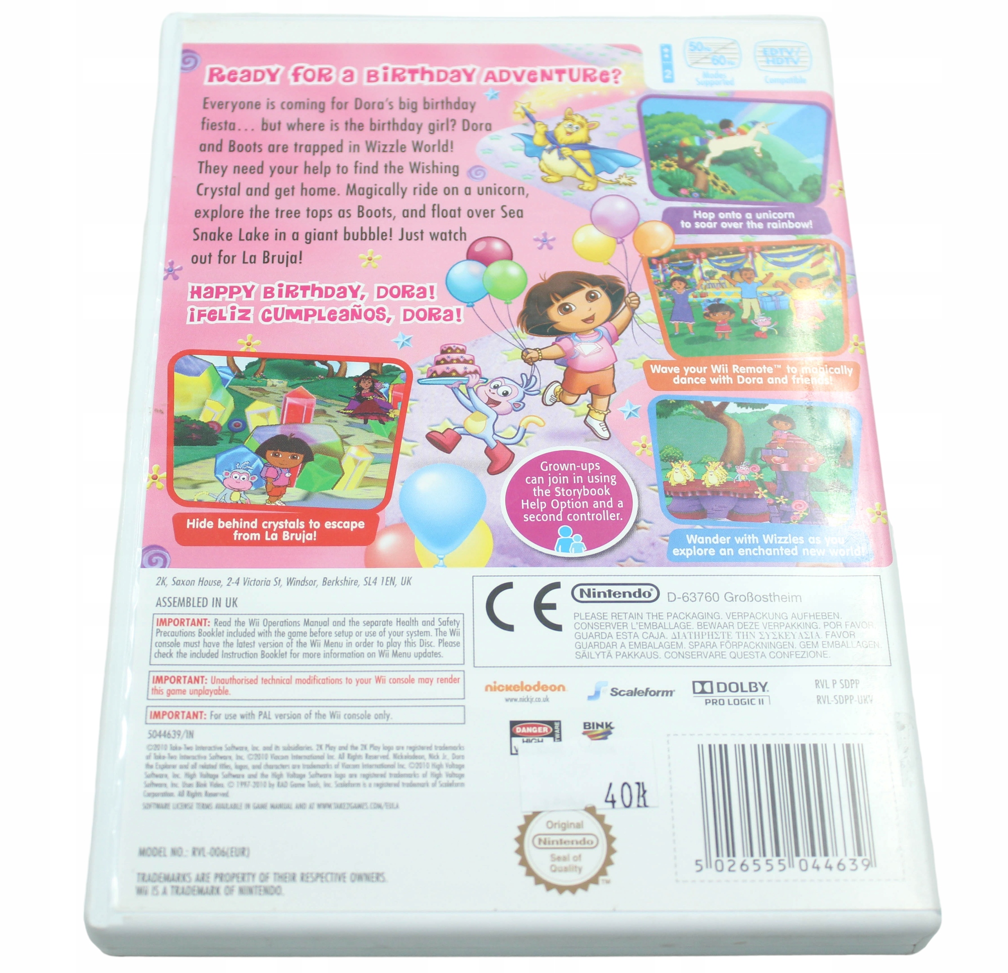 Dora's Big Birthday Adventure Nintendo Wii Tematyka gry akcji