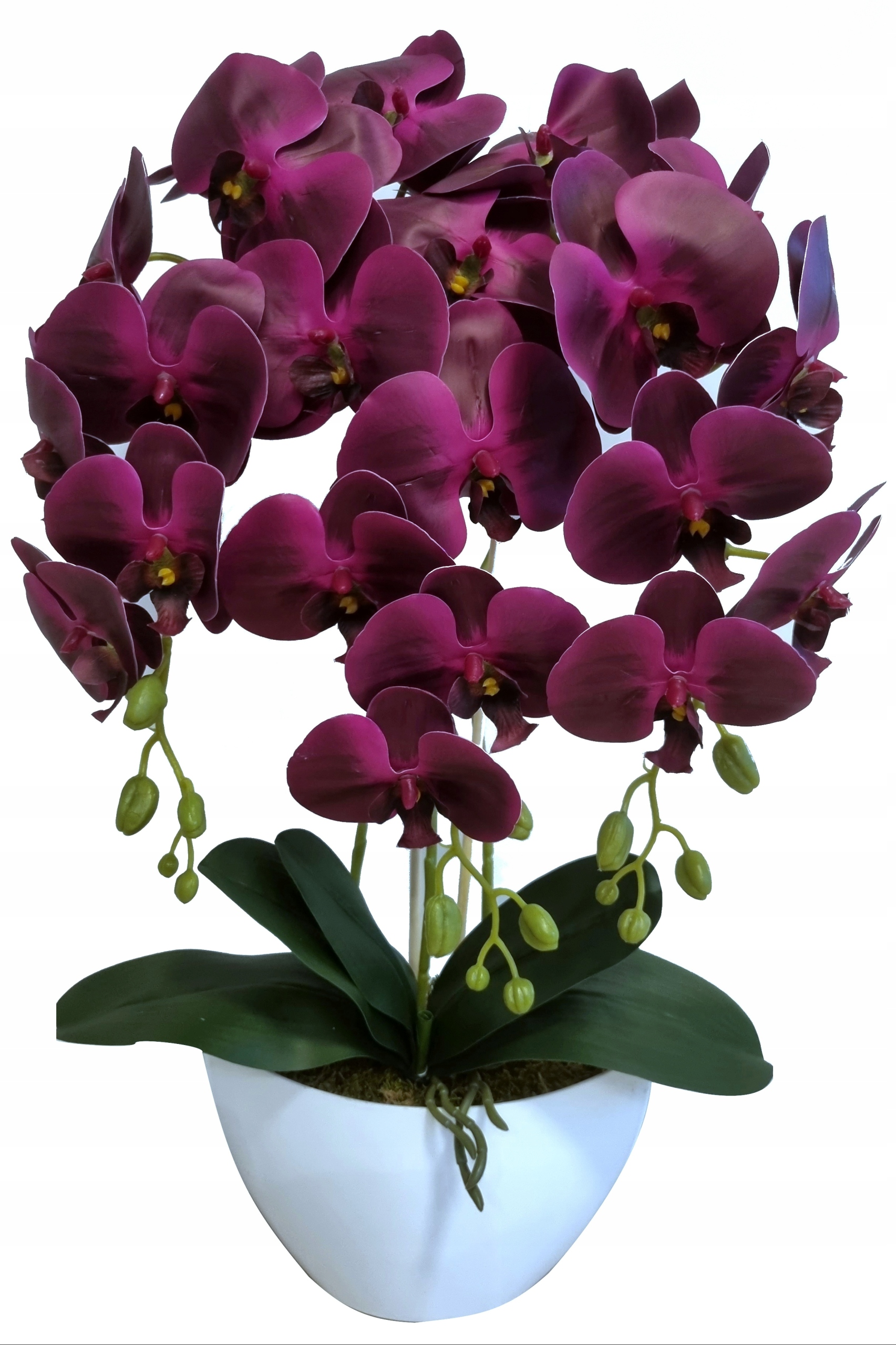 

Storczyk Sztuczny Kwiaty Orchidea 3P guma jak żywy