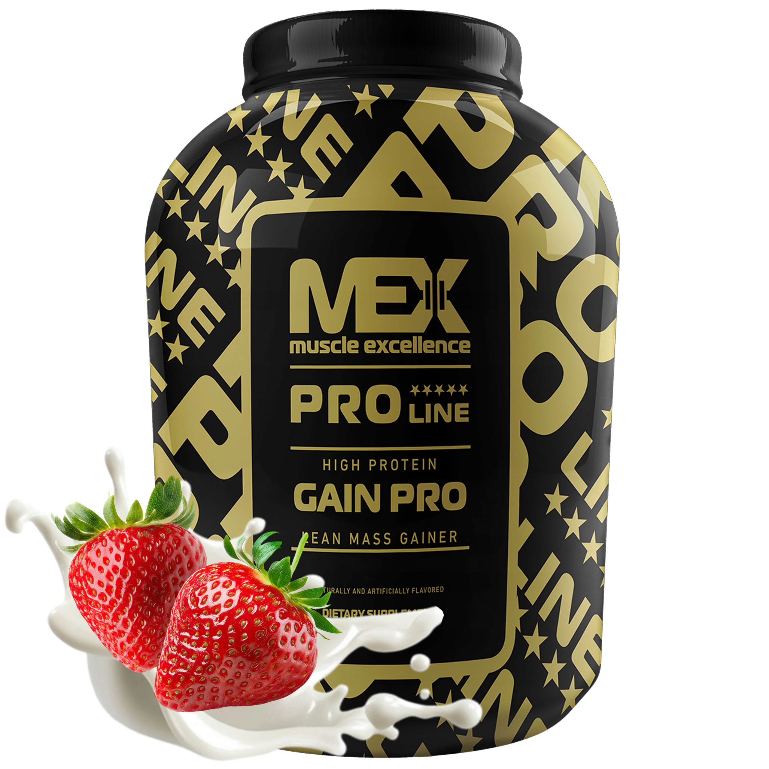Gainer Svalová hmota Gain Pro 2722 g Sacharidy Jahoda Usa