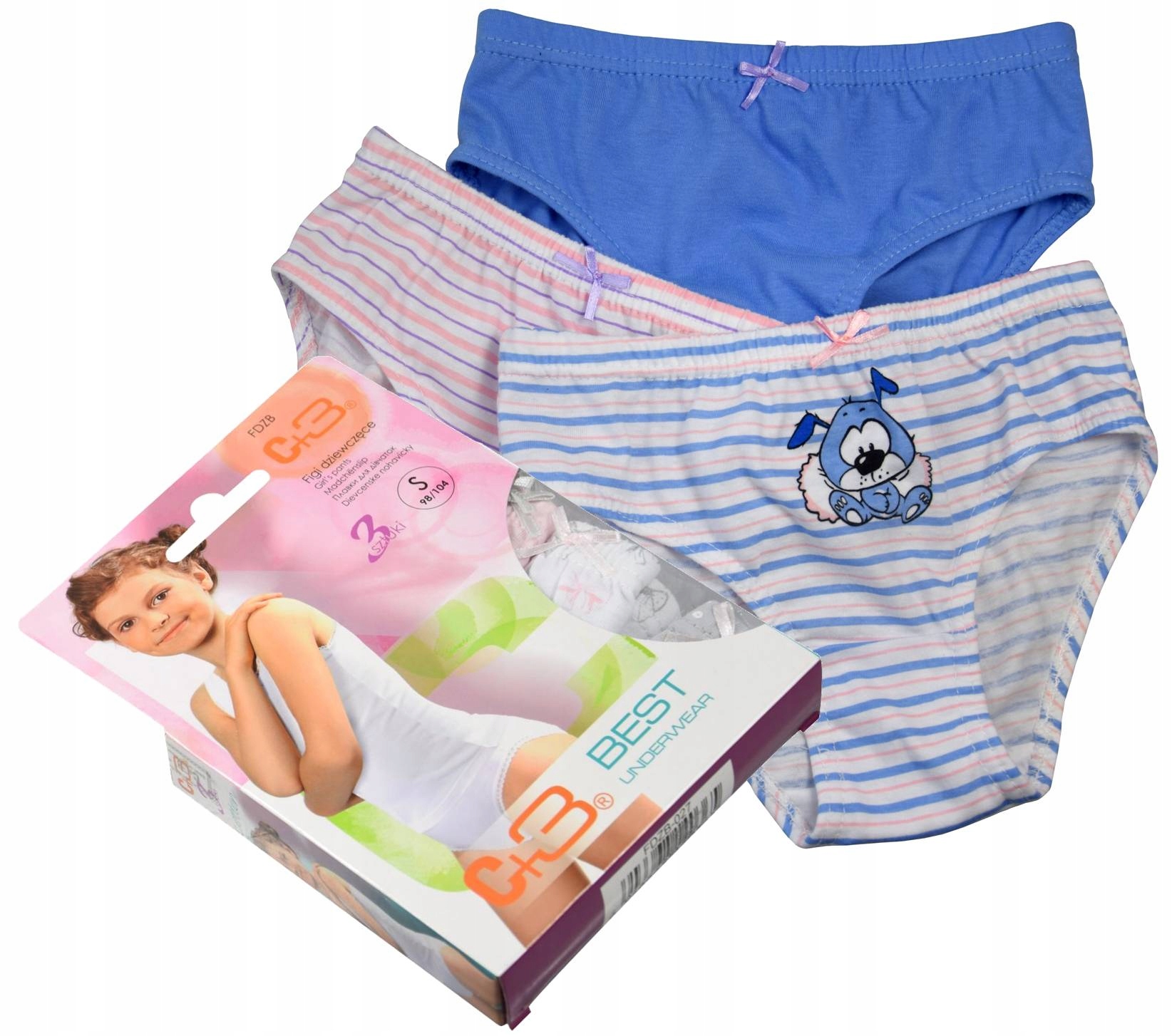 

Majtki Dziecięce C+3 3-PAK roz L 122-128