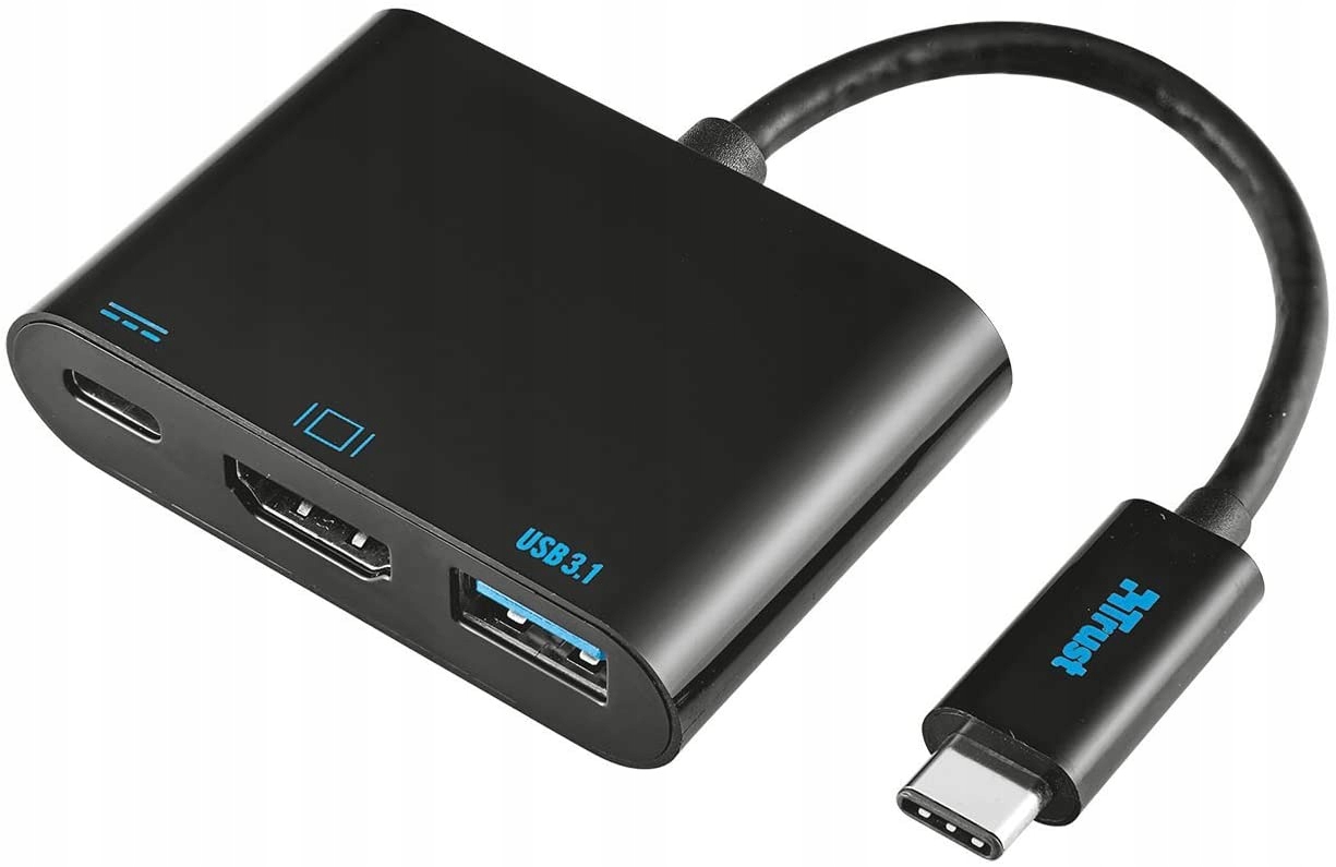 

Adapter Usb-c Hdmi Usb 3.0 Trust ładowanie MacBook
