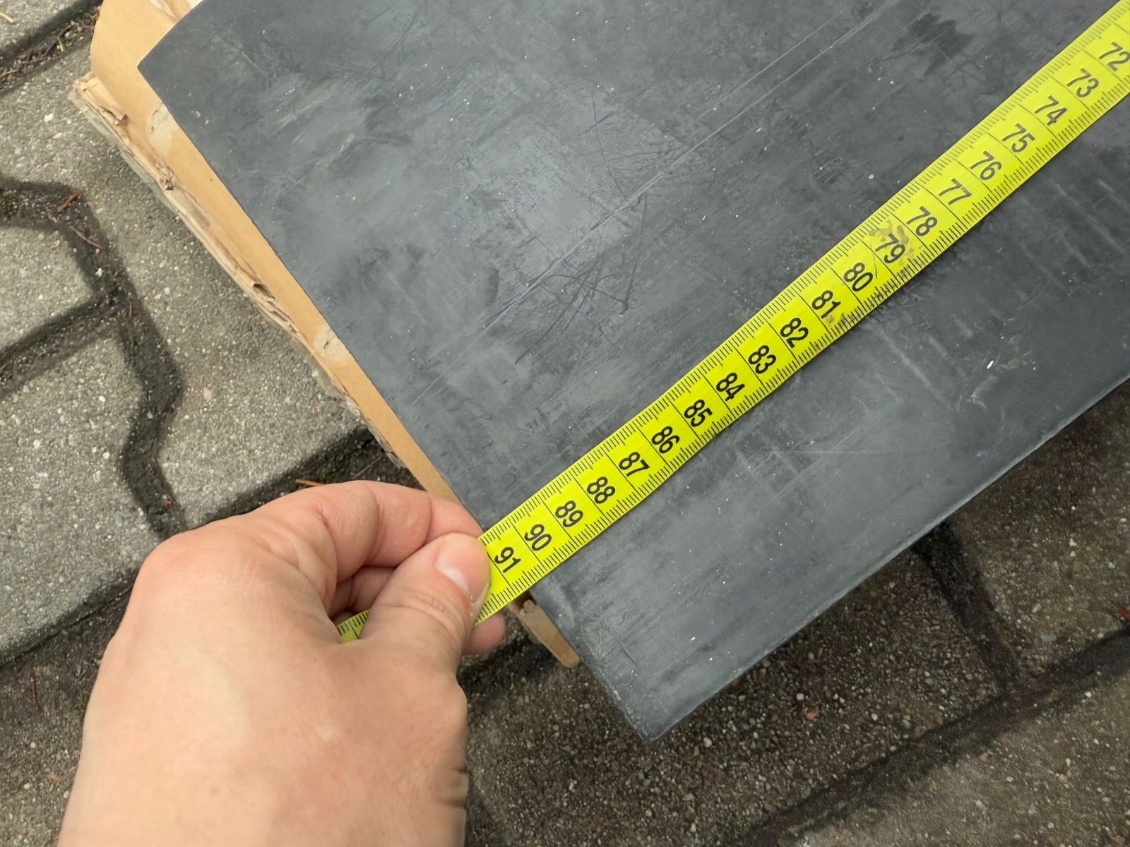 RAMPA PROGOWA GUMOWA WÓZKI INWALIDZKIE 90x25x4,5cm Marka Liekumm