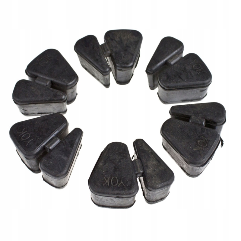 Gumy do koła zabieraka zębatki Romet Division 125 - komplet 6 sztuk ORG