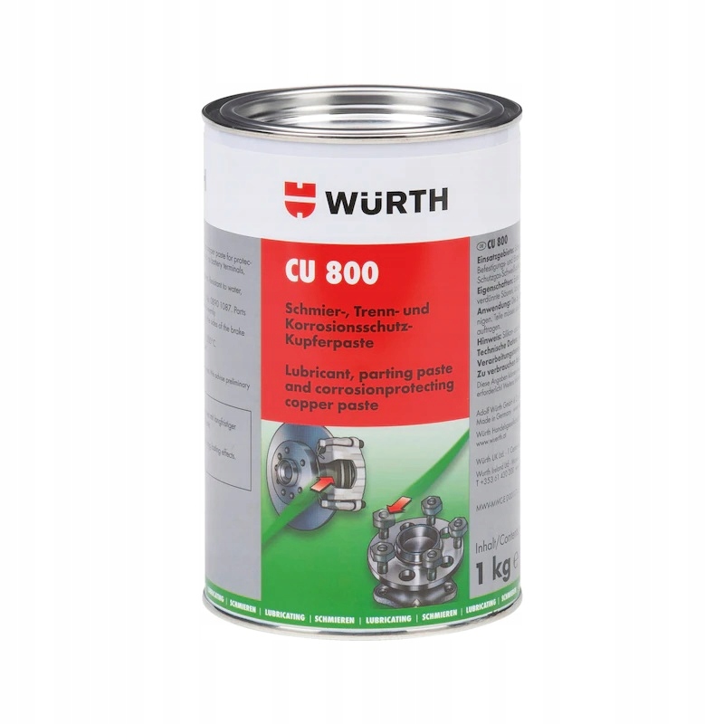 SMAR MIEDZIANY CU800 PASTA WYSOKOTEMPERATUROWA 1kg