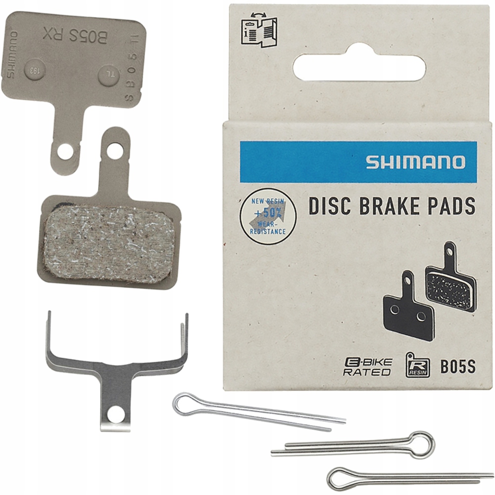 Shimano B05S Rx Okładziny Hamulcowe Żywiczne Tarczowy Mtb Trwałe