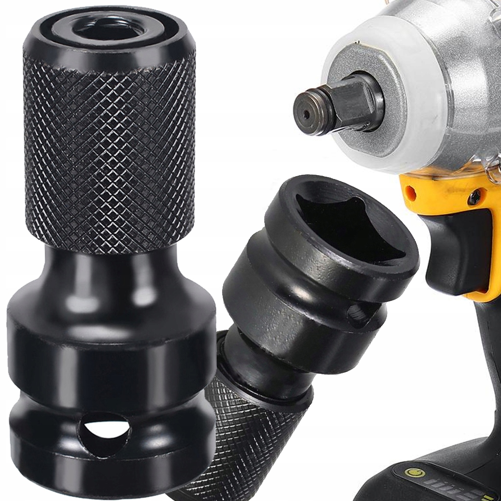 

Adapter Udarowy 1/2 Cala Kwadrat na 1/4 Cala Hex