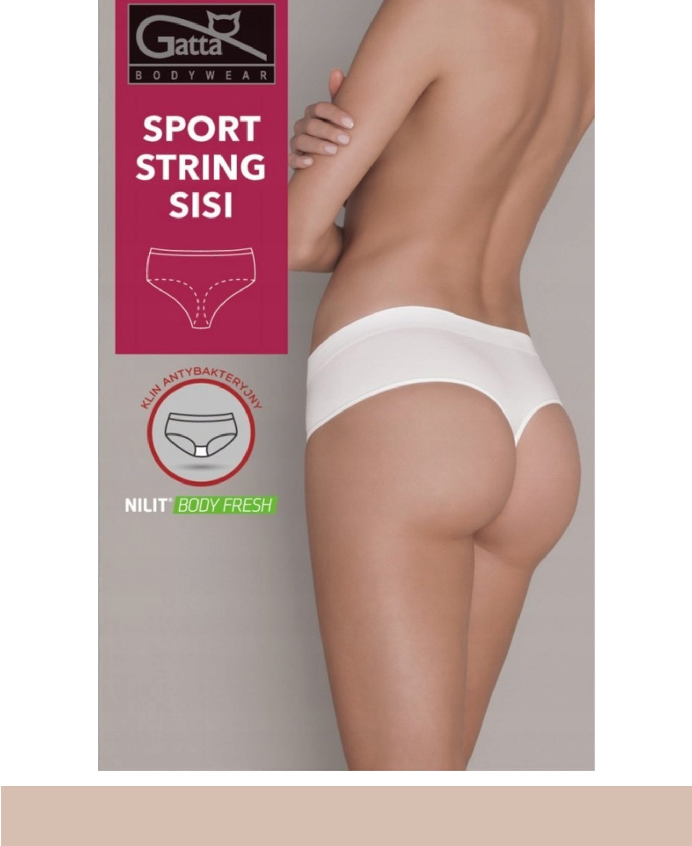 

Gatta Majtki SP.String Sisi XL/Natural
