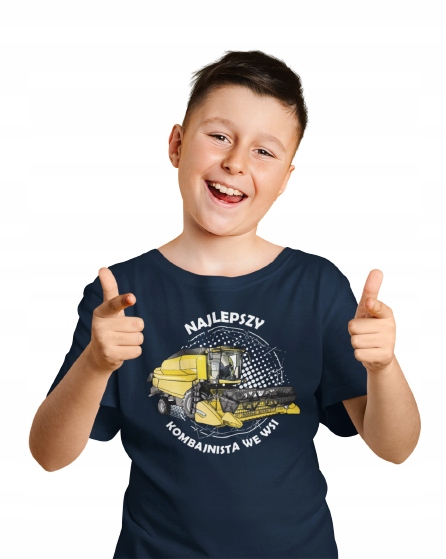 

Koszulka Dla Dziecka Kombajn Żółty Napisy