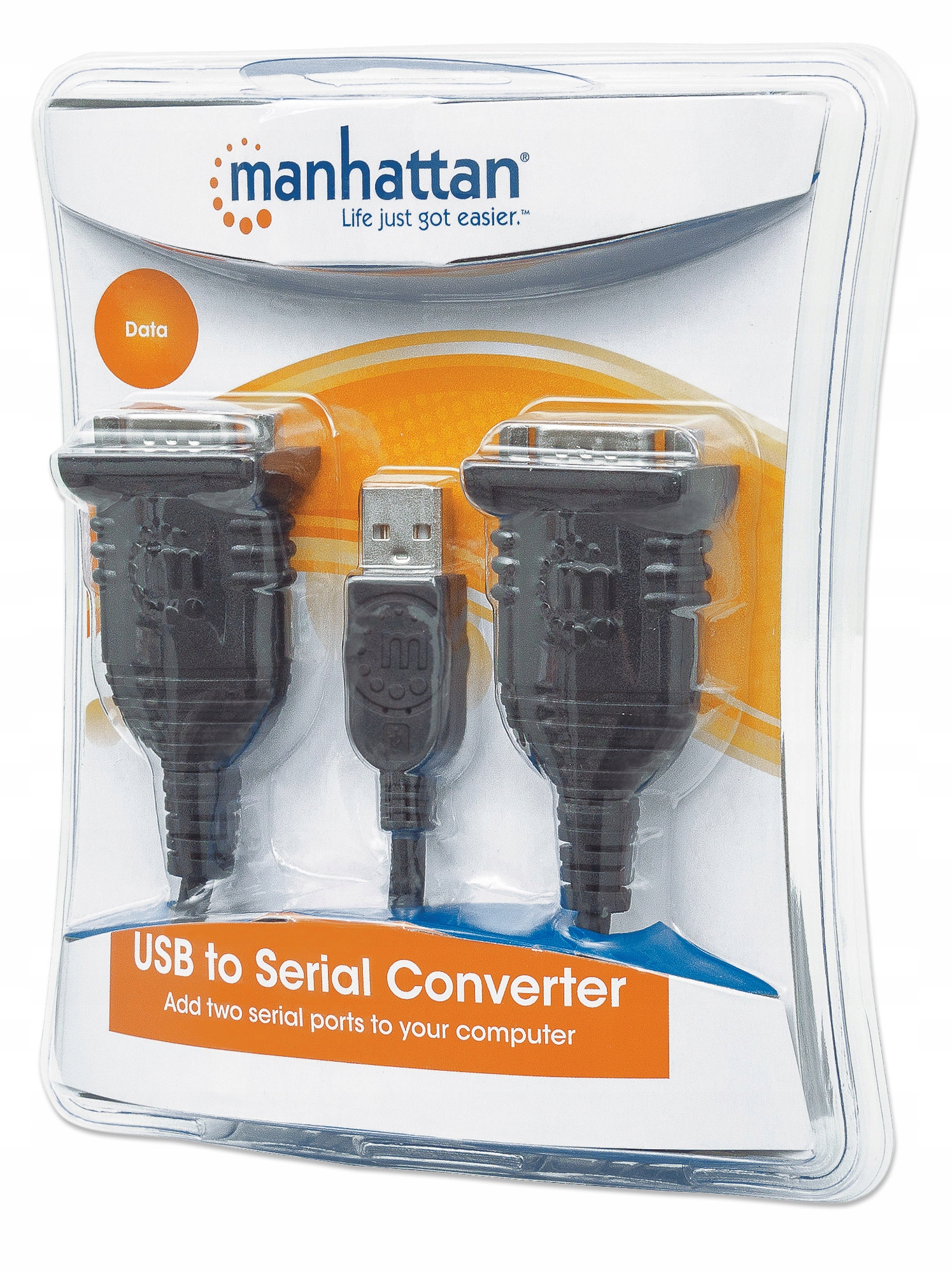 ADAPTER KONWERTER USB NA 2x RS232/COM Kod producenta 174947