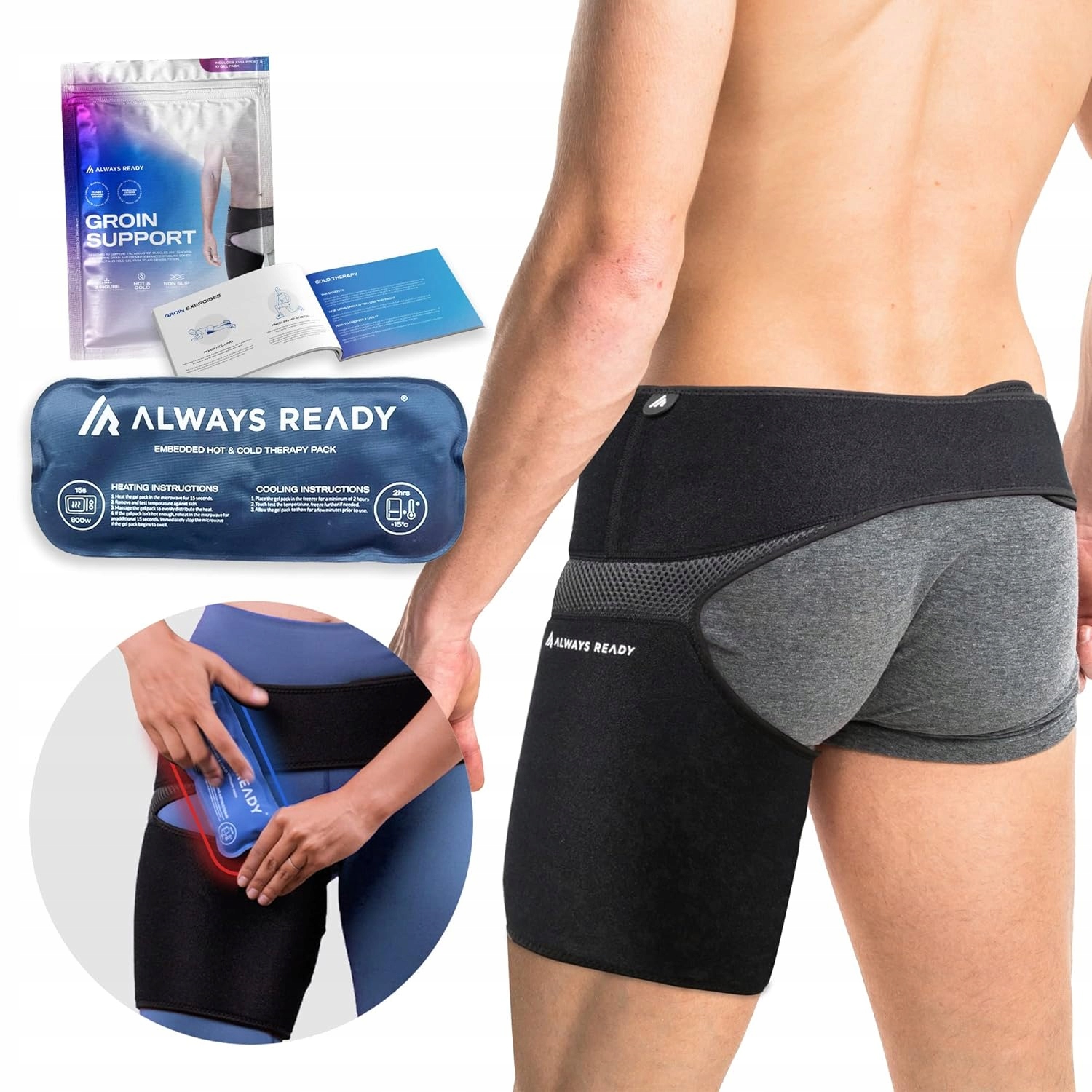 Opatrunek Uciskowy Na Krocze Biodro – Terapia Ciepło & Zimno (M–XXL)