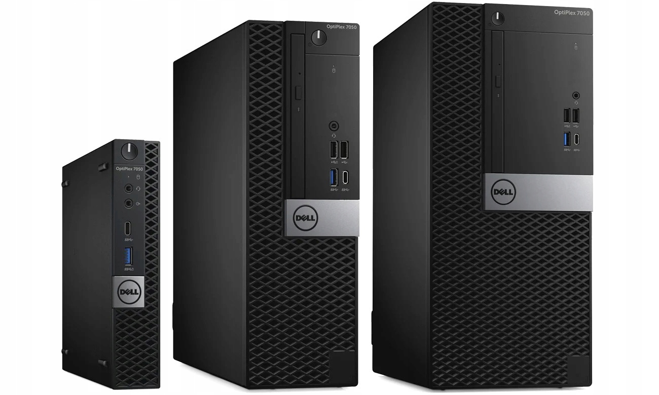 PC komputer Dell 7050 i3-6100 8GB DDR4 240SSD HD 530 Win10 HDMI DP czarny Kod producenta Dell7050i3161282